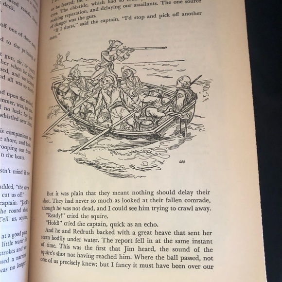 Vintage Treasure Island Hardcover by Robert Louis Stevenson 1949 - USA - Picture 7 of 10